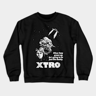 XTRO Retro 80s Sci Fi Horror Movie Crewneck Sweatshirt